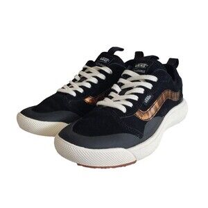 Vans UltraRange Exo Patent Leopard Black UltraCush VN0AUWMBM8 Women's Sz 7.5 NEW